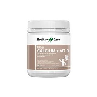 Healthy Care Ultra Calcium Plus Vitamin D 150 Tablets