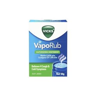 Vicks VapoRub Ointment Decongestant Chest Rub 50g