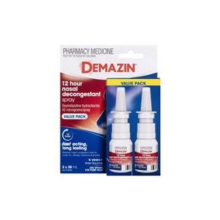 Demazin 12 Hour Relief Decongestant Nasal Spray 2 x 20ml