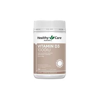 Healthy Care Vitamin D3 1000IU 250 softgel Capsules