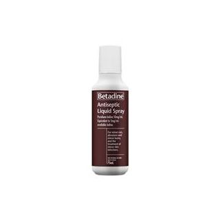 Betadine Antiseptic Liquid Spray 75mL