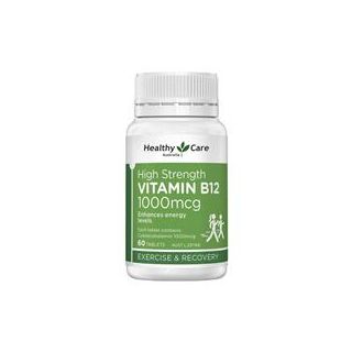 Healthy Care B12 1000mcg 60 Tablets