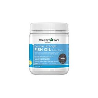 Healthy Care Double Strength Fish Oil Mini 400 Capsules