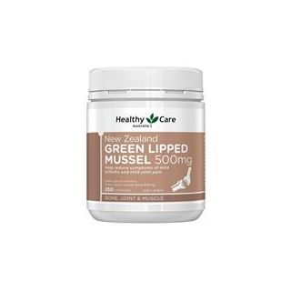 Healthy Care New Zealand Green Lipped Mussel 250 Capsules