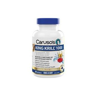Carusos King Krill 1000MG 60 Capsules