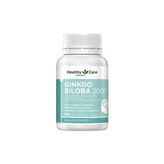 Healthy Care Ginkgo Biloba 2000 100 Capsules