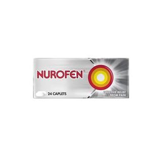 Nurofen Ibuprofen Caplets Pain Relief 200mg 24 Pack