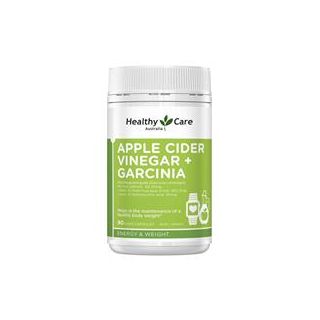 Healthy Care Apple Cider Vinegar + Garcinia 90 Capsules