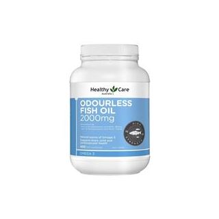 Healthy Care Odourless Fish Oil 2000mg 400 Soft Capsules