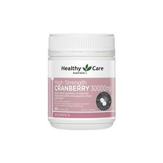 Healthy Care High Strength Cranberry 30000mg 90 Capsules
