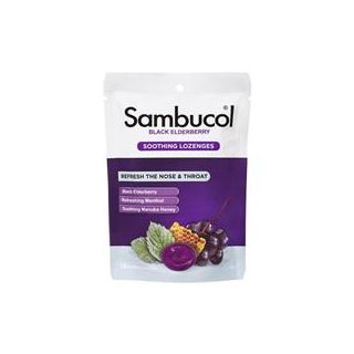 Sambucol Soothing Nose & Throat Menthol & Honey 16 Lozenges