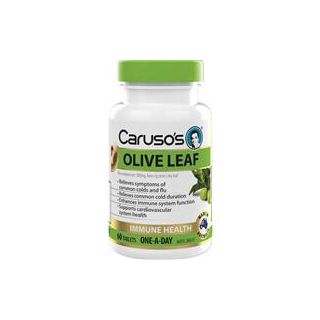 Carusos One a Day Olive Leaf 60 Tablets