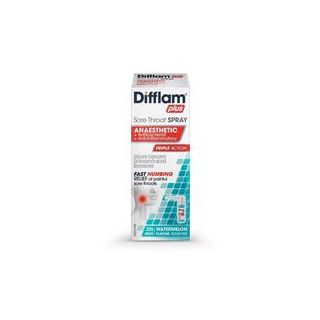 Difflam Plus Sore Throat Anaesthetic Spray Watermelon 30ml