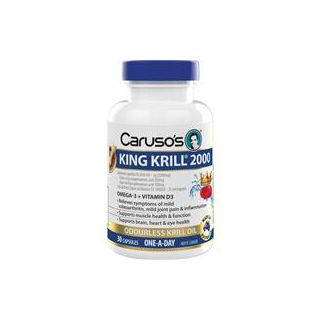 Carusos King Krill 2000mg 30 Capsules