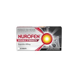 Nurofen Double Strength Pain and Inflammation Relief 400mg Tablets 24 - Ibuprofen (S3)