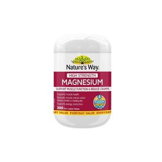 Nature's Way High Strength Magnesium 600mg 300 Tablets