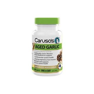 Carusos One a Day Aged Garlic Odourless 60 Tablets