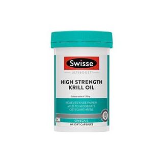 Swisse High Strength Krill Oil 60 Capsules Exclusive Size