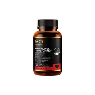 GO Healthy Ubiquinol 300mg Maximum 30 Soft Capsules Exclusive Size