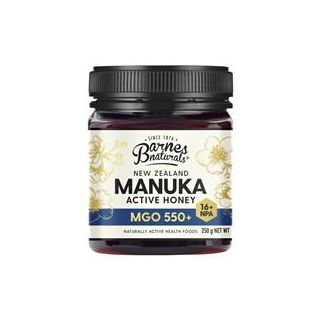 Barnes Naturals New Zealand Manuka Honey 250g MGO 550+