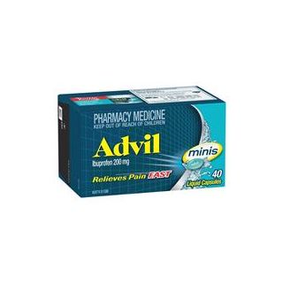 Advil Mini Liquid 40 Capsules