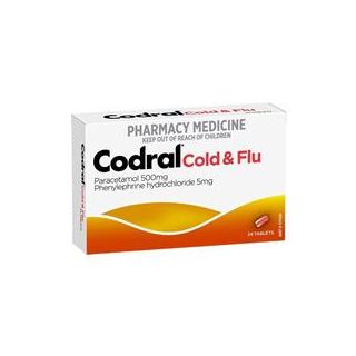Codral PE Cold and Flu Tablets 24 Pack