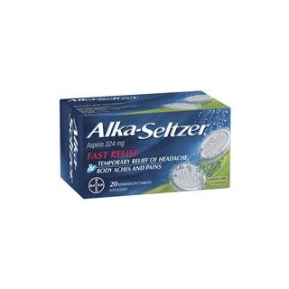 Alka-Seltzer Lemon-Lime Effervescent tablets 20 Pack