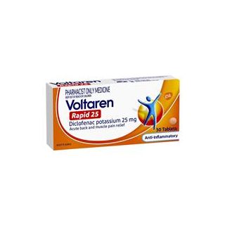 Voltaren Rapid 25mg Tablets 30 - Diclofenac (S3)