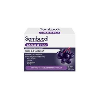 Sambucol Cold & Flu 24 Capsules