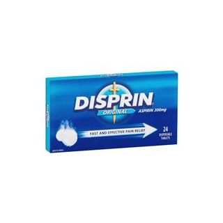 Disprin Soluble Direct Fast Acting Pain Relief Tablets 24 Pack