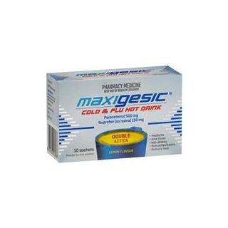 Maxigesic Cold & Flu Hot Drink 10 Sachets
