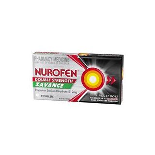 Nurofen Double Strength Zavance 512mg 12 Tablets