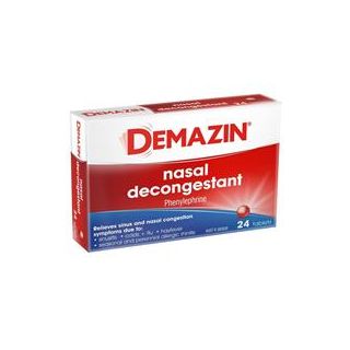 Demazin Nasal Decongestant 24 Tablets