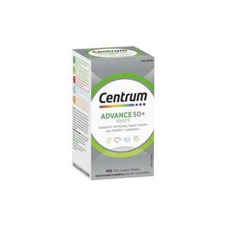 Centrum Advance Multivitamin 50+ 100 Tablets