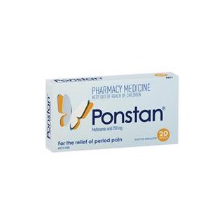 Ponstan 250mg Capsules 20