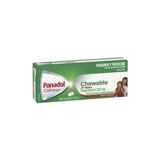 Panadol Children Chewable Tablets 3 Years+ 24 Tablets