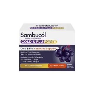 Sambucol Cold & Flu Forte 24 Capsules