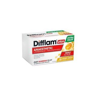 Difflam Sore Throat Sugar Free Honey And Lemon 48 Lozenges