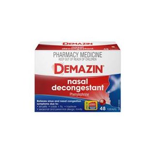 Demazin Nasal Decongestant 48 Tablets