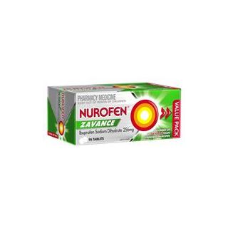Nurofen Zavance Fast Pain Relief Tablets 256mg Ibuprofen 96 Pack