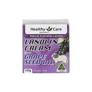 Healthy Care Lanolin Cream With Grape Seed 100g