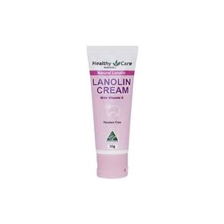 Healthy Care All Natural Lanolin Cream Tube 30g