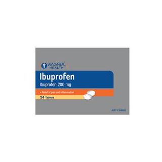 Wagner Health Ibuprofen 200mg 24 Tablets Blister Pack