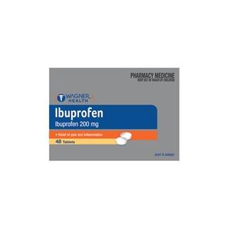 Wagner Health Ibuprofen 200mg 48 Tablets Blister Pack