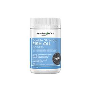 Healthy Care Double Strength Fish Oil Mini 200 Capsules