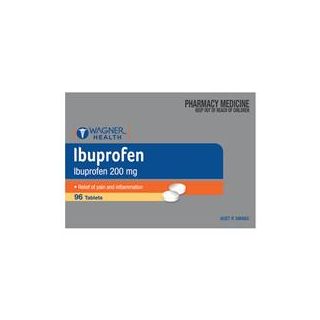 Wagner Health Ibuprofen 200mg 96 Tablets Blister Pack