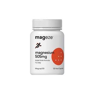 Mageze Magnesium 505mg One a Day 120 Capsules