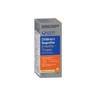 Wagner Health Childrens Ibuprofen 6 Months - 12 Years 100mg/5ml Oral Suspension 200ml