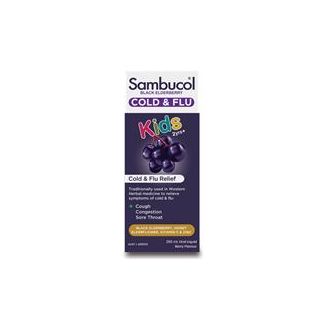 Sambucol Kids Cold & Flu Liquid 250ml Exclusive Size