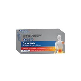 Diclofenac Wagner Health 25mg Tablets 30 - Diclofenac (S3)